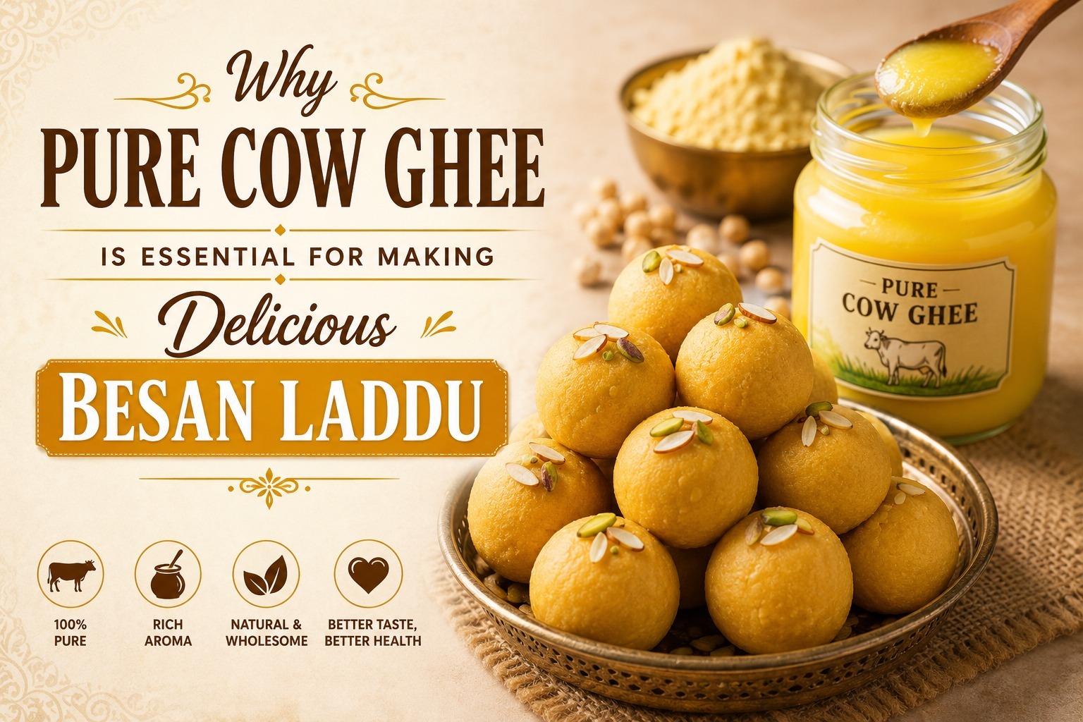 why-pure-cow-ghee-is-essential-for-making-delicious-besan-laddu