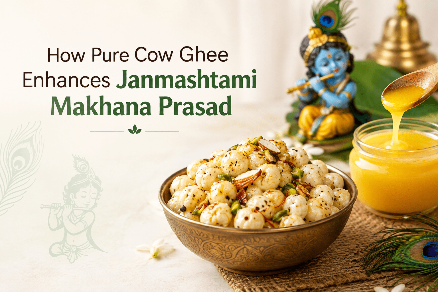 how-pure-cow-ghee-enhances-janmashtami-makhana-prasad
