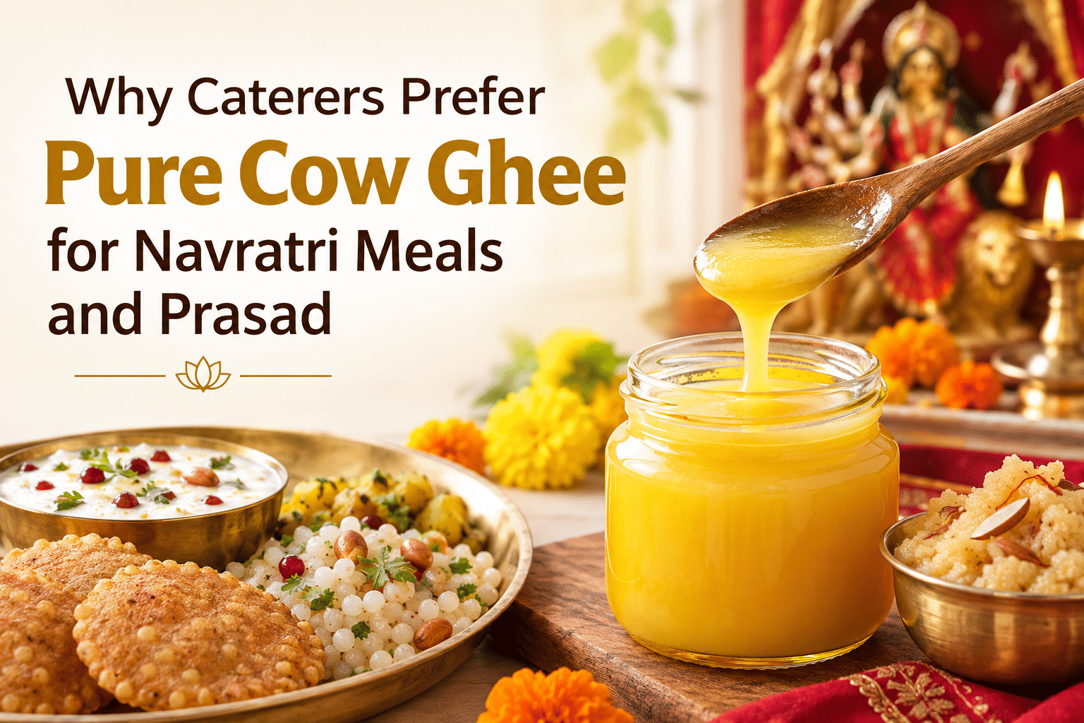 why-caterers-prefer-pure-cow-ghee-for-navratri-meals-and-prasa